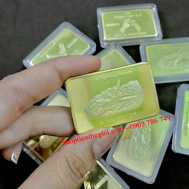 Medal Hình Máy Bay F16 Không Lực Mỹ - SP005210